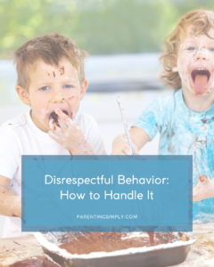 Disrespectful Behavior: How to Handle It