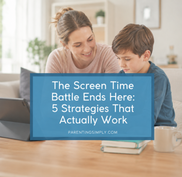 Mom setting computer limits with her son