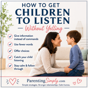 How to get children to listen