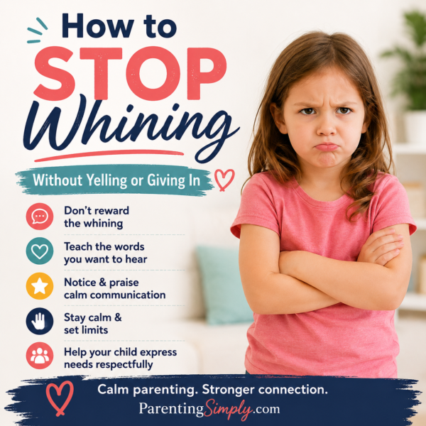 how to stop whining without yelling